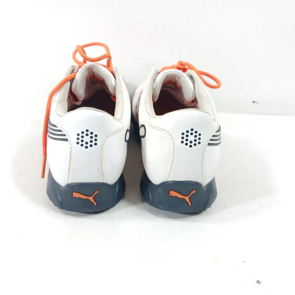 Puma ArchTec Golf Shoes White Orange Navy Blue SmartQuill Spiked 185320-01 US 7 - Picture 5 of 11